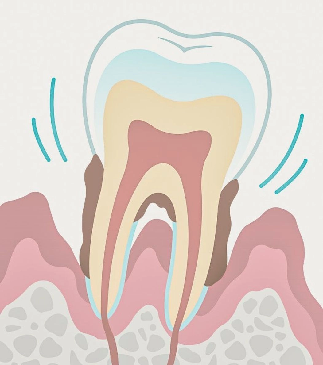 An image of the anatomy of a tooth