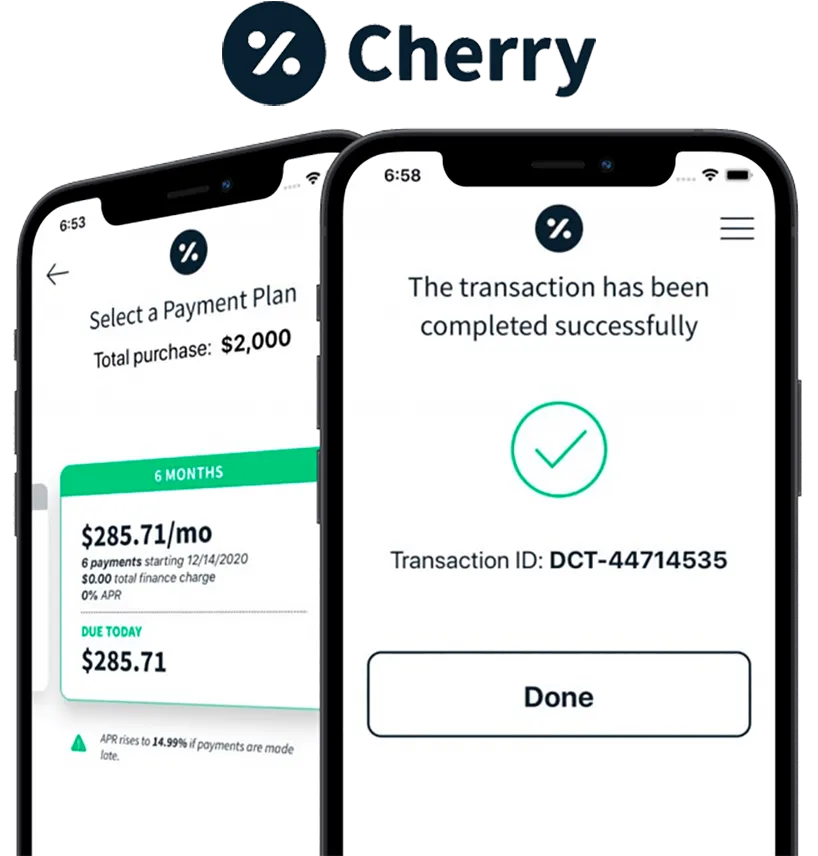 Phone mockup with offer