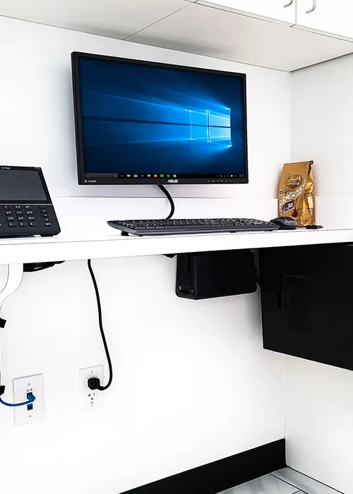 Reception computer